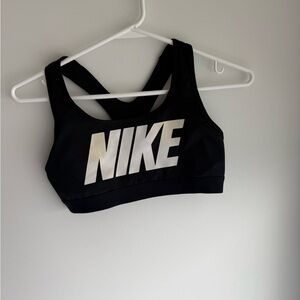 Nike Women's Black and White Sports Bra